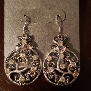 Silver plated earrings